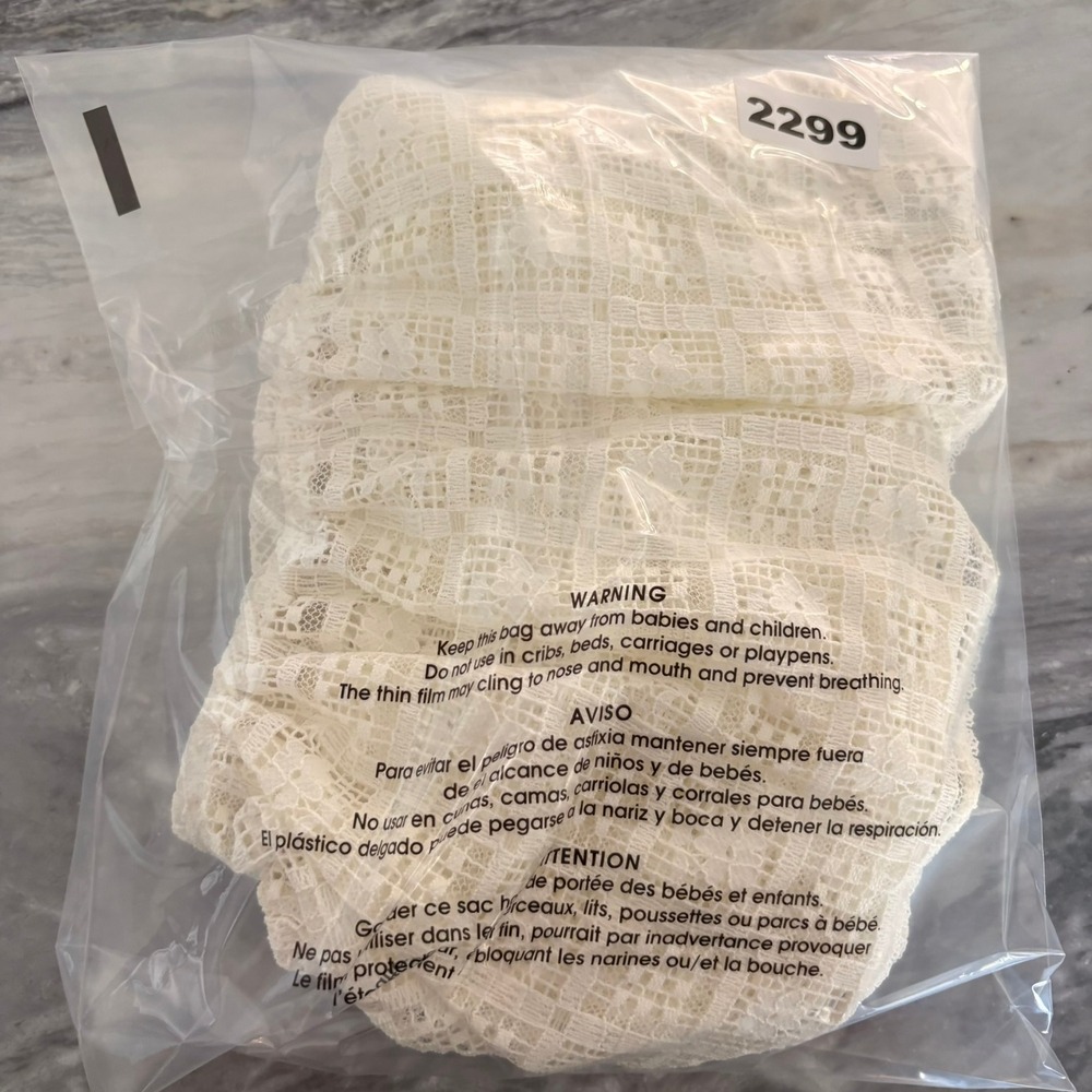 Aerie Show Off Romantic Lace Camisole Top Cream White XL NWT 069-2692-4161 - Picture 13 of 15
